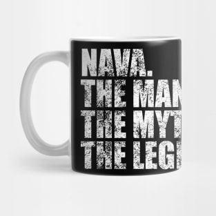 Nava Legend Nava Family name Nava last Name Nava Surname Nava Family Reunion Mug